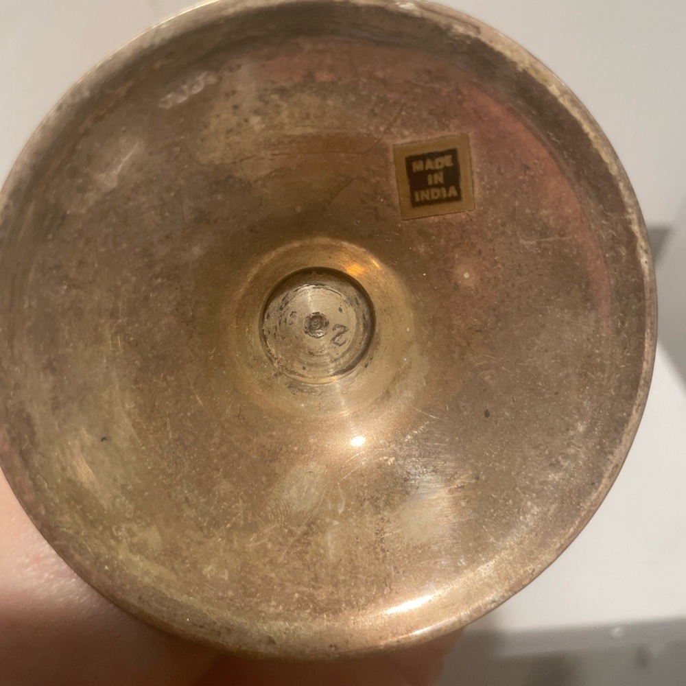 Vintage Brass Goblets Made In India 🇮🇳 - Picture 2 of 8